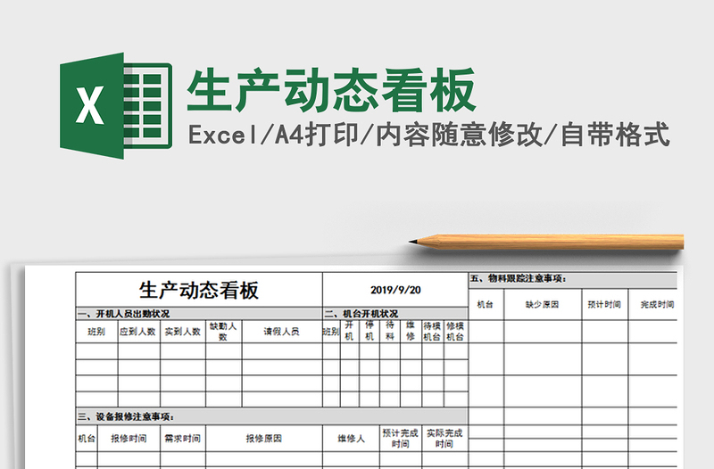2025年生产动态看板