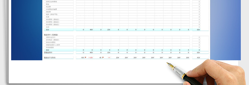 2025年现金流量表