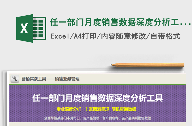 2025年任一部门月度销售数据深度分析工具