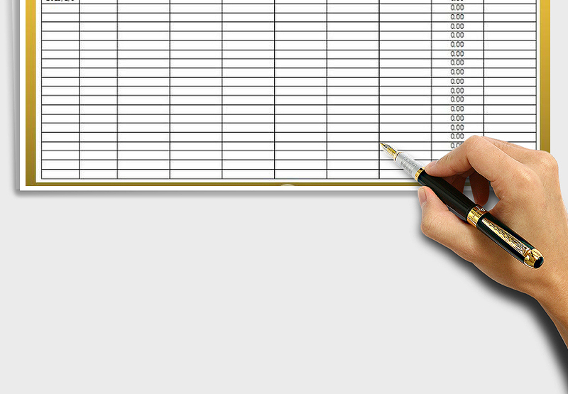 2025年财务收支记账表（公式自动查询）