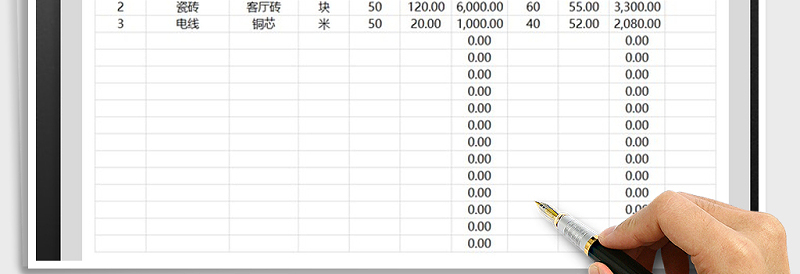 2025年装修预算表