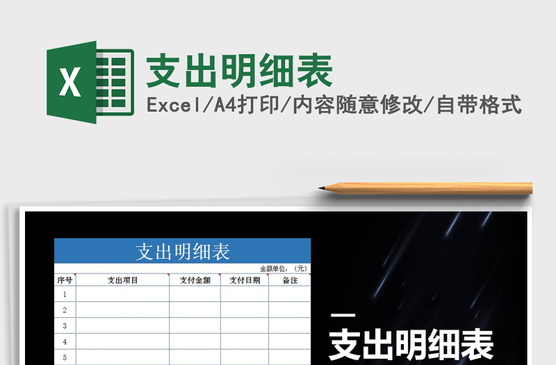 2025年支出明细表