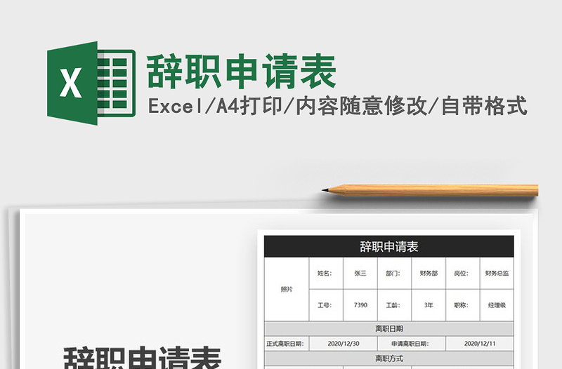 2025年辞职申请表