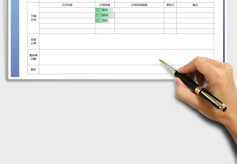 2024年工作计划工作周报