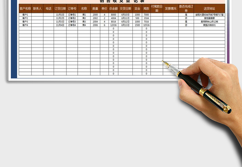 2025年业绩收入报表