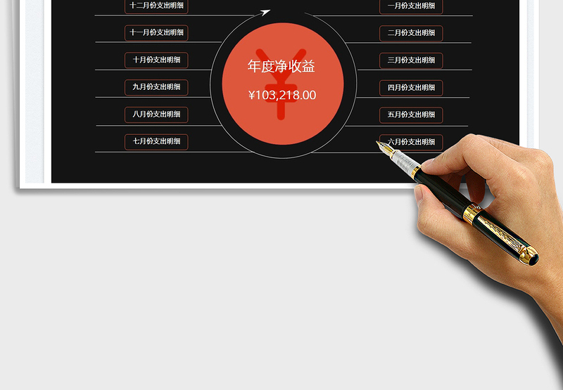 2025家庭年度记账系统免费下载