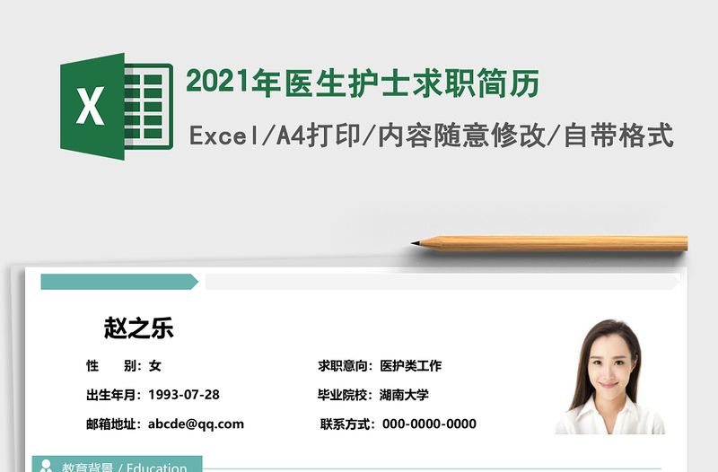 2025年医生护士求职简历