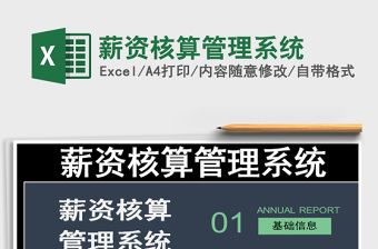 2025年薪资核算管理系统