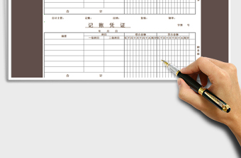 2025年财务报表-账簿凭证表