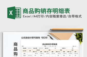 2025年商品购销存明细表