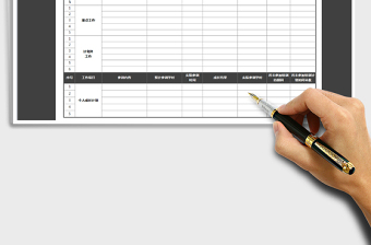 2025年月度工作总结表