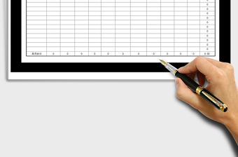 2025年费用支出月报表