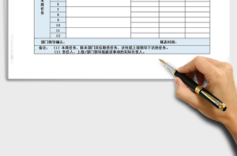 2025年周工作计划表