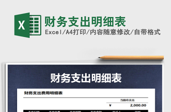 2025年财务支出明细表