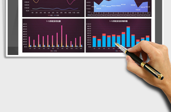2025年1-12月收支分析数据图表