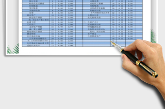2025年企业财务实用资产负债表