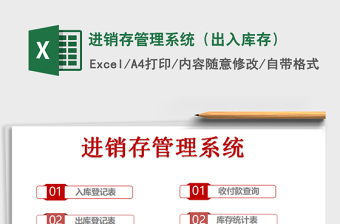 2025年进销存管理系统（出入库存）