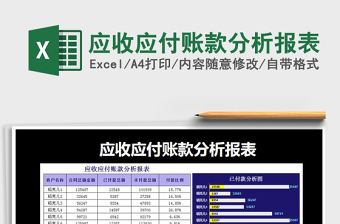 2025年应收应付账款分析报表