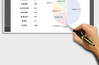 2025年流量来源结构分析饼图