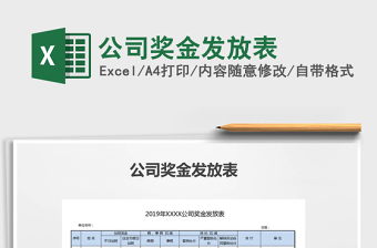 2025年公司奖金发放表