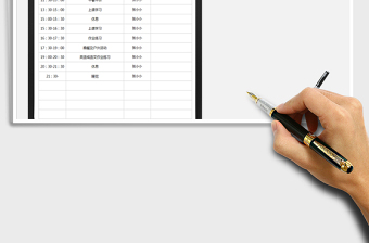 2025年学习计划表模板