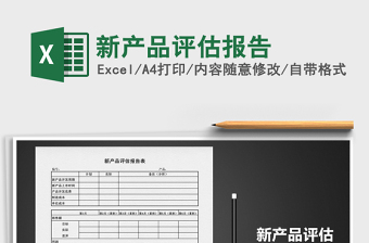 2025年新产品评估报告