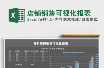 2025年店铺销售可视化报表