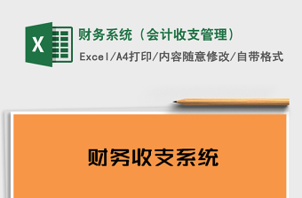 2025年财务系统（会计收支管理）