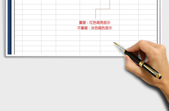 2025年部门工作计划-重要等级标记免费下载