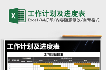 2025年工作计划及进度表