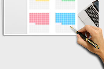 2025年工作完成率可视化图表（积木百分比）