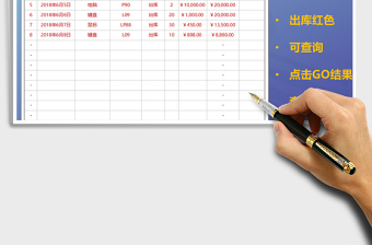 2025年出入库登记表（可打印,查询，自动计算）