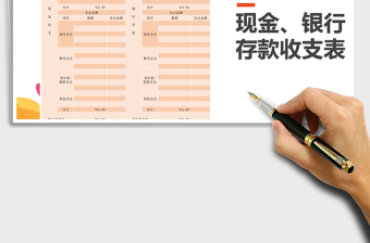 2025年现金、银行存款收支表