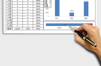2025年收支表-动态图表