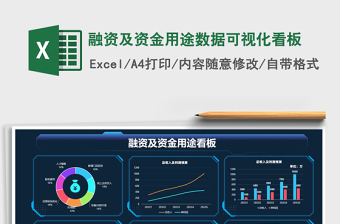 2024年融资及资金用途数据可视化看板