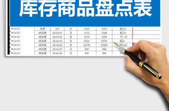 2025年库存商品盘点表
