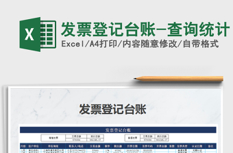 2025年发票登记台账-查询统计