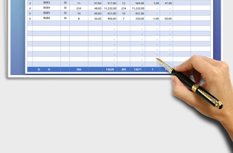 2025年库存盘点表(自动计算）