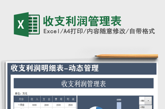 2025年收支利润管理表