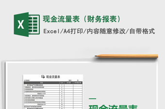2025年现金流量表（财务报表）
