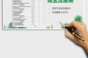 2025年现金流量表（财务报表）