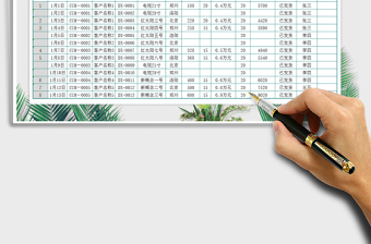 2024年销售记账表-自动添加序号（销售数据）