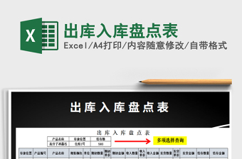 2025年出库入库盘点表