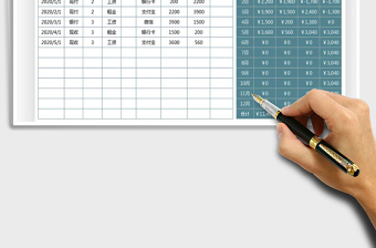 2025年现金日记账-盈余计算