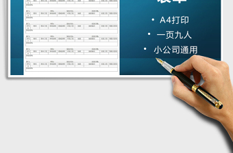2025年员工工资表单-小公司通用