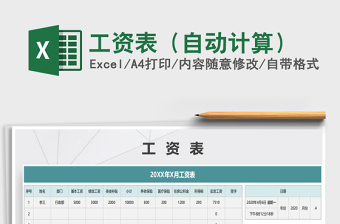 2025年工资表（自动计算）