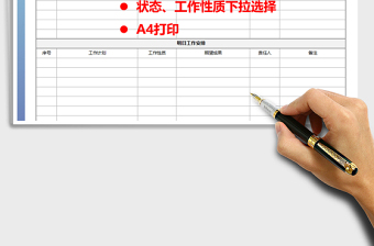 2025年日工作计划表