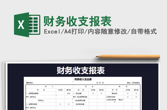 2025年财务收支报表