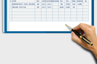 2025年会议督办表