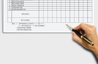 2025年货梯保养点检表